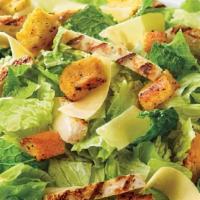 Family Chicken Caesar · Fresh-cut lettuce blend, grilled chicken, Parmesan cheese, and croutons made daily; served w...