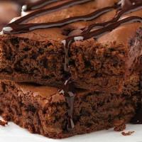 Double Chocolate Brownie · Made with Ghirardelli® chocolate and topped with a drizzle of Ghirardelli chocolate sauce. F...