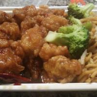 General Tso'S Chicken · Popular dish most customers Order deep fried chunk chicken cook with sweet sour and spicy sa...