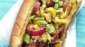 Hawaiian Dog Combo · Grilled 100% certified angus beef hot dog topped with grilled bacon, shredded cheese, grille...