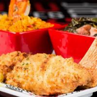 Fried Snapper Dinner · 