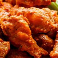 6 Piece Chicken Wings W/1 Side · Order 6 pieces of chicken wings and select 1 side of your choice.