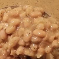 Big Shake'S Beans · A very popular side! Big Shake's special recipe for his white beans.