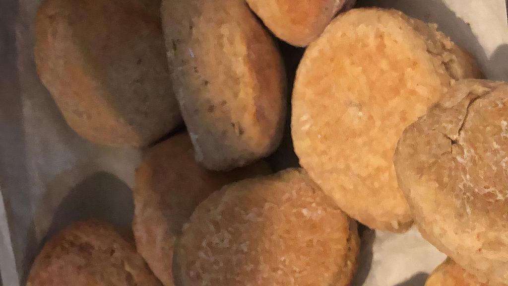 Multi-Grain Biscuit · Dense flaky pastry.