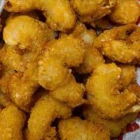 Popcorn Shrimp · Fried popcorn shrimp served with SanChe’s seafood sauce.