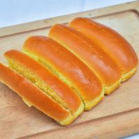 Brioche Hot Dog Buns (8) · Soft, fluffy, and sweet delicious bun-shaped specifically to contain a hot dog or another ty...