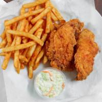 2 Chicken Strips With Fries · 
