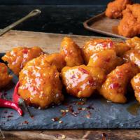 Boneless Wings · Choose from Plain, BBQ, Honey BBQ, Sweet Red Chili, Mild Buffalo, or Hot. (10 oz)  50-70 cal...