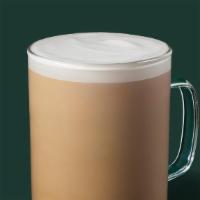 Chai Tea Latte · Black tea infused with cinnamon, clove and other warming spices is combined with steamed mil...