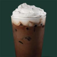 Iced Caffè Mocha · Our rich, full-bodied espresso combined with bittersweet mocha sauce, milk and ice, then top...