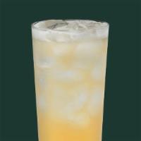 Iced Green Tea Lemonade · Green tea blended with mint, lemongrass, lemon verbena and lemonade, then given a good shake...