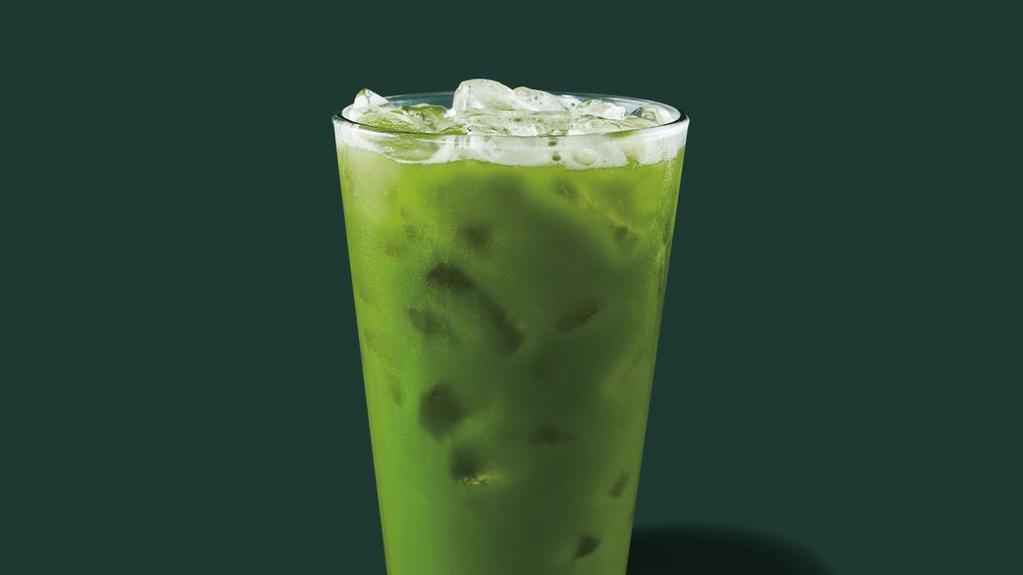 Iced Matcha Lemonade · Our finely ground Teavana® matcha green tea combined with crisp lemonade, then shaken with ice, creates a refreshingly sweet, delicious drink and a delightfully vibrant, green hue.