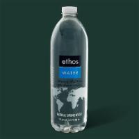 Ethos® Bottled Water · For every bottle of Ethos® water you buy, Starbucks will donate 5 cents to support humanitar...
