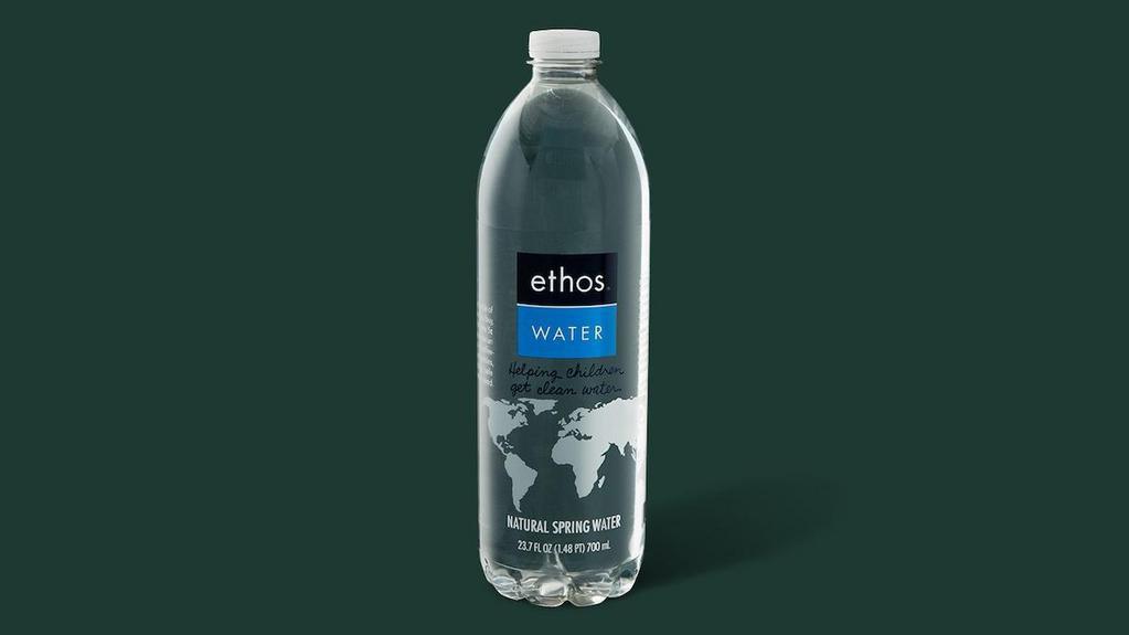 Ethos® Bottled Water · For every bottle of Ethos® water you buy, Starbucks will donate 5 cents to support humanitarian programs in coffee-growing communities, providing clean, safe water to those in need.