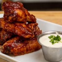 Bbq Wings · WINGS with Sugar-free BBQ Sauce and Ranch dressing