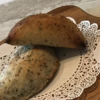 Empanadas Delight · Made with Sweet Plantain or Sweet Potatoes and almond flour with chia seeds.