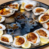 Steamed Oysters · Served on the half shell. Steamed medium or well-done, topped with one of our succulent Mr. ...