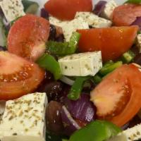 The Greek Salad · This is an amazing Salad.
We offer a Greek Salad with Kalamata Olives and big chunks of real...