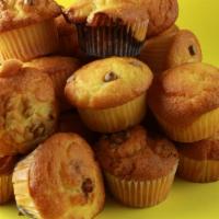 Chocochips Muffin · A lot chocochips into a vanilla muffin to have an explosion of flavors in your mouth. The be...