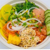 Teppan Signature Bowl · Our Signature House Poké Bowl with

BASE: Sushi Rice
PROTEIN: Salmon (Raw), Spicy Tuna (Raw)...