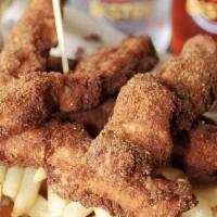 Chicken Tenders · Order of four Chicken Tenders with french fries.