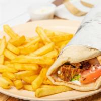 Chicken Gyro Wrap With One Side · 