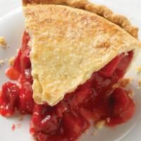 Strawberry Rhubarb Pie Slice · It's a marriage of sweetness and tartness as strawberries and rhubarb come together to form ...