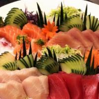 Sashimi Dinner · 18 pieces of the assorted fresh fish of the day.