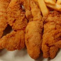 6 Piece Chicken Fingers · 6 hand breaded deep fried chicken fingers