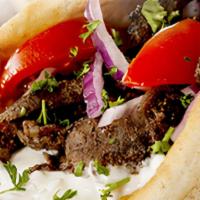 Gyro Combo · Gyro and with French fries 20 ounce. drink. Choice of real lamb gyro or chicken gyro. Onions...