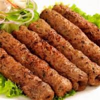 Seekh Kebab · Minced chicken or beef cooked with herbs 
Serve with nan or rice