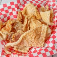 Jbc Pork Rinds · Fried Fresh daily, our pork rinds are tossed  in our JBC Rub! Grab a bag for now and one for...