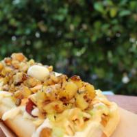 Hotdog Quesudo Paisa + Small Fires · Salchicha 10