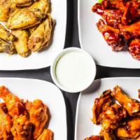 30Pc Wings · Served with celery and your choice of dipping sauce.