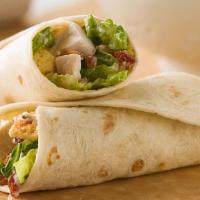 Grilled Chicken Wrap · Chicken, lettuce, tomato, american or swiss cheese and honey mustard, ranch, Italian dressin...