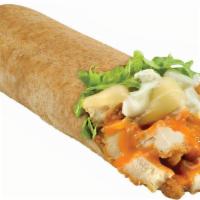 Buffalo Chicken Wrap · Grilled or crispy chicken with pepper jack  cheese, lettuce,Buffalo sauce and ranch.