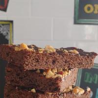 Vegan Brownie · Delicious brownie with peanut butter, non sugar and vegan.