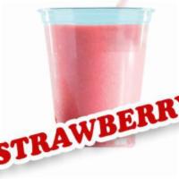Strawberry · Based on water & fresh fruit.