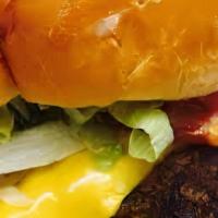 Hamburger & Fries · Lettuce, tomatoes, onions, pickles.
$1.00 Add cheese