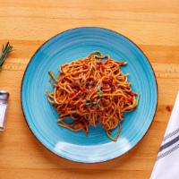 Spaghetti Pomodoro · Fresh tomato sauce and basil.