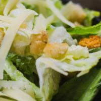 Caesar Salad · romaine lettuce, parmesan cheese, homemade croutons, Caesar dressing