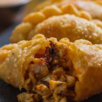 Mini Chicken Empanadas · mini turnover pastry filled with chicken, thousand island sauce