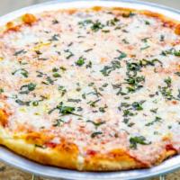 Margarita Pizza · Our Neapolitan pizza, made with san marzano tomato sauce, fresh mozzarella and aged mozzarel...