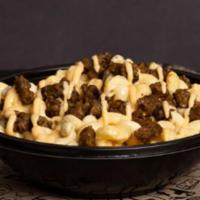 Vegan Mac & Cheese With Beyond Beef · Build your own Vegan Bowl with your choice of Pasta, Broccoli, Cauliflower, Tater Tots or Qu...