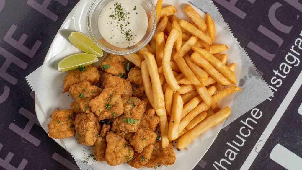 Fried Fish / Porcao De Peixe Frito · Strips of fried sway fish. Served with fries or fried yuca.