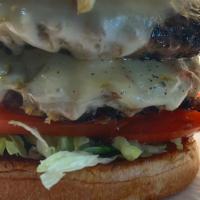The Soflo Double Double Burger  · Two.  4 oz beef patty, Pepper Jack cheese, lettuce and tomato, secret sauce, potato sticks, ...