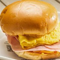 Egg Sandwich · Options: ham, bacon, mushrooms, tosámoste, onions. Peppers, spinach, cheese
Or simply; ATW, ...