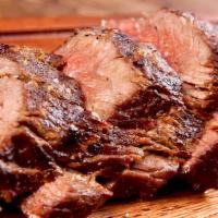 Beef, Braised Au Jus · Tender, flavorful pan-seared beef slow roasted to juicy perfection