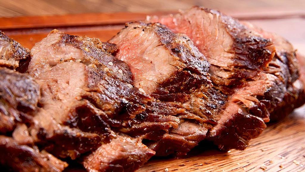 Beef, Braised Au Jus · Tender, flavorful pan-seared beef slow roasted to juicy perfection