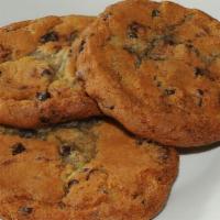 Dessert - Cookies · Semi-sweet chocolate chunk, lots of butter, sugar, sea salt, 1 dozen